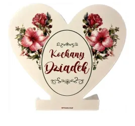 drewniana-pamiatka-serce-z-napisem-kochany-dziadek-czerwonozielone-kwiaty