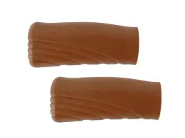 chwyty-rowerowe-kierownicy-gripy-brazowe-90mm