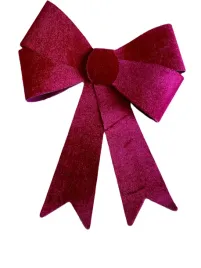 kokarda-swiateczna-dekoracyjna-burgundowa-z-drucikiem-srednia-swieta-ozdoba