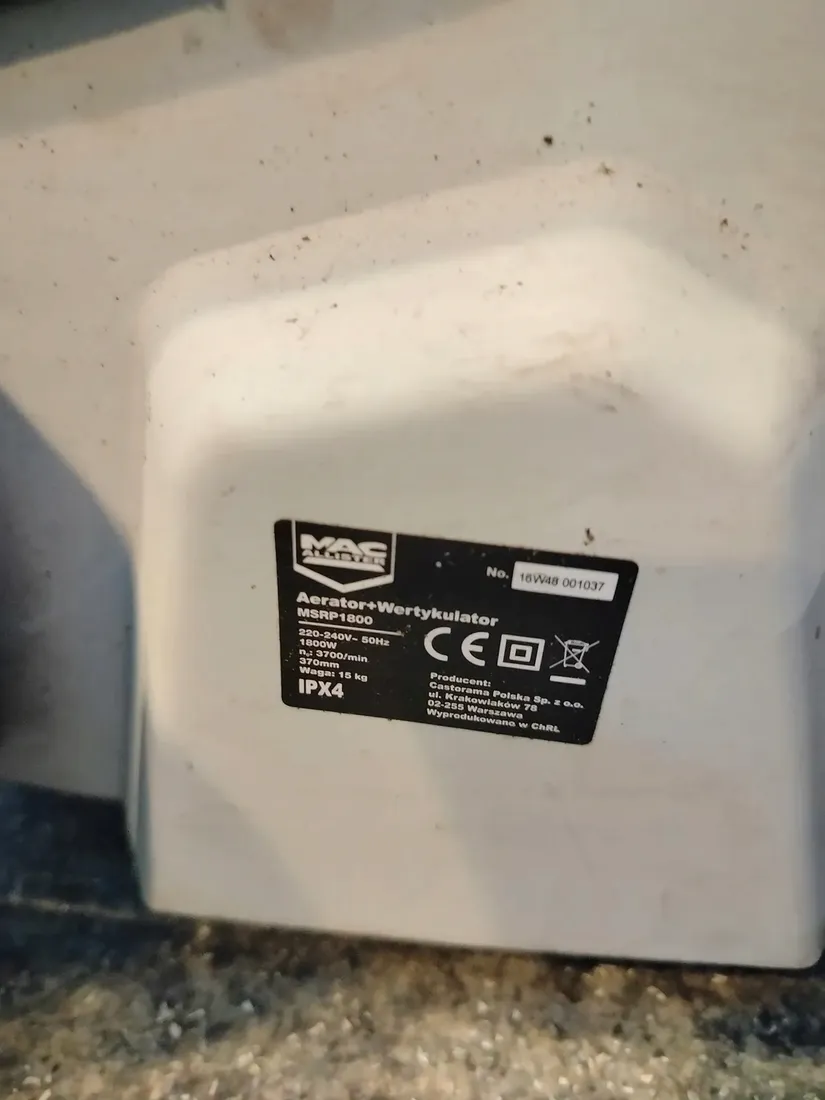 wertykulator-macallister-msrp1800-ujn