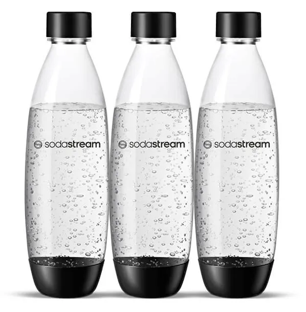 3x BUTELKI BUTLE BUTELKA ZESTAW 3x 1L NA WODĘ SodaStream Fuse | DO ZMYWARKI