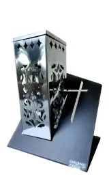 znicz-lampion-kwadratowy-z-krzyzem-srebrno-czarny