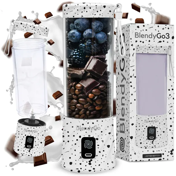 Oryginalny Blender BlendyGo 3 Bezprzewodowy USB Kielichowy IDEALNY PREZENT