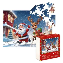 puzzle-drewniane-swiety-mikolaj-z-reniferem-50-elementow