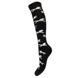 podkolanowki-jezdzieckie-york-koniki-czarne-32-34