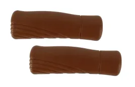 chwyty-rowerowe-kierownicy-gripy-brazowe-120mm