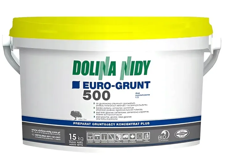 Grunt preparat gruntujący koncentrat 15kg EURO-GRUNT500 DOLINA NIDY