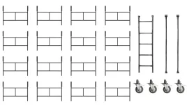 rusztowanie-warszawskie-16-sztuk-4-kola-dwie-poprzeczki-drabinka