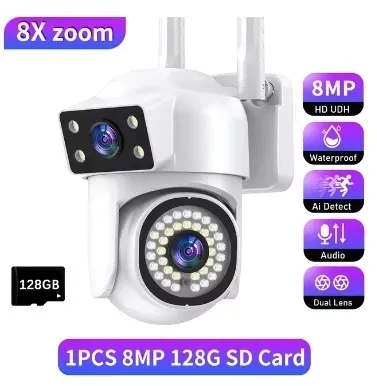 Kamera WIFI zewnętrzna O-KAM PRO PODWÓJNY OBIEKTYW DWIE KAMERY