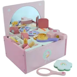 merkan-drewniana-toaletka-dla-dziecka-z-lustrem-akcesoria