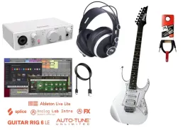 zestaw-do-nagrywania-gitary-recording-guitar-interfejs-sluchawki