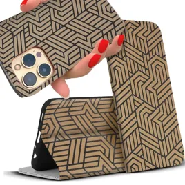 etui-do-oppo-reno-12-5g-case-magnetyczne-zlote-klapka-kratka-pepitka-wzory