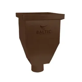 kosz-zbiornik-ozdobny-zlewowy-spustowy-typ-metzink-braz-ral-8017-fi-100-mm