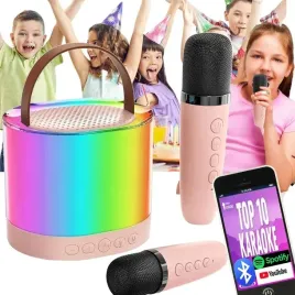 zestaw-karaoke-2-mikrofony-bezprzewodowy-przenosny-glosnik-bluetooth-led