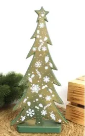 zielono-zlota-choinka-32-cm-ozdoba-swiateczna-prezent-dekoracja-ze-sniezynk