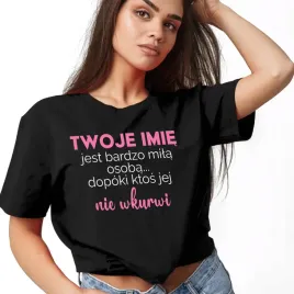 koszulka-damska-t-shirt-czarny-imie-bardzo-mila-osoba-wzory-rozmiar-xs