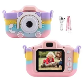aparat-cyfrowy-dla-dzieci-kamera-hd-etui-kotek-konik-gry-smycz-teczowy