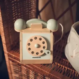 drewniany-retro-telefon-dla-dzieci-mamabrum-14-cm-x-12-cm-odcienie-zieleni