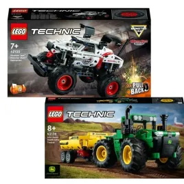 lego-technic-42150-monster-jam-mutt-dalmatian-42136-traktor-john-deere