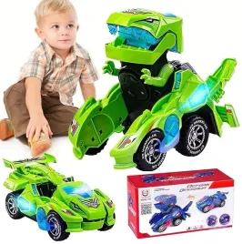 auto-robot-dinozaur-zmienia-jezdzi-gra-swieci-led