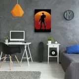 obraz-plotno-palacy-superbohater-ddjvigo-70x100-stan-nowy