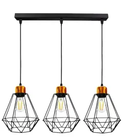 lampa-wiszaca-sufitowa-loft-3x-czarny-klosz-e27