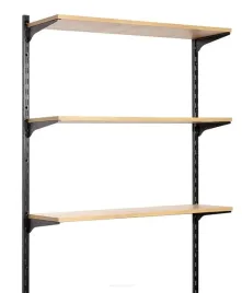 garderoba-jednomodulowa-3-polkowa-best-line-90x200-czarna