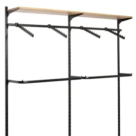 garderoba-dwumodulowa-best-line-180x200-czarna