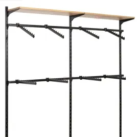 garderoba-dwumodulowa-best-line-180x200-czarna
