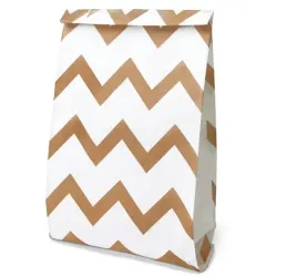 zestaw-25-sztuk-torba-faldowa-torebka-12x21-cm-biala-w-brazowe-zygzaki