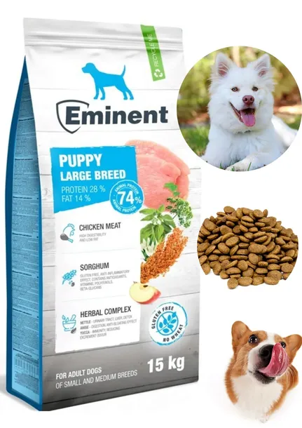 Eminent Puppy Large Breed 28/14 karma dla szczeniaków dużych ras młode 15kg