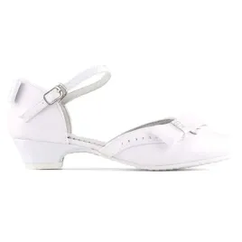 buty-na-komunie-dla-dziewczynki-biale-balerinki