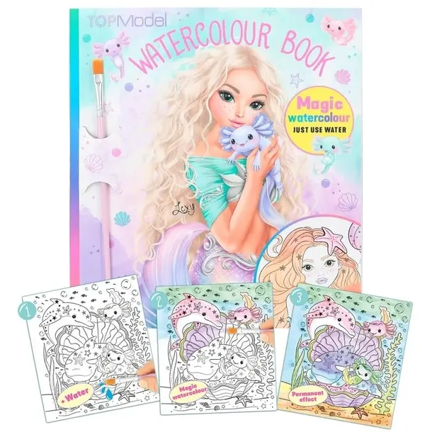 top-model-kolorowanka-wodna-mermaid-stan-nowy-rodzaj-kolorowanka-wodna