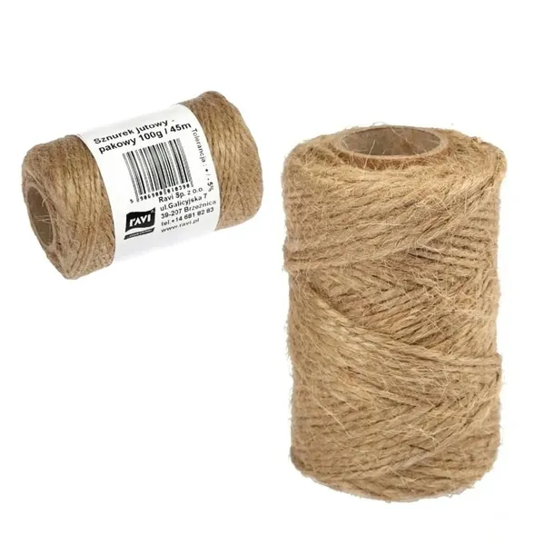 Sznurek pakowy jutowy 100g/45m