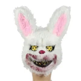maska-halloween-zajac-krolik-morderca-psychopata-cosplay-futro