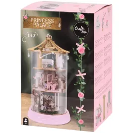 miniaturowy-domek-diy-3d-rozowy-palac-ksiezniczki-led-light-craftsandco