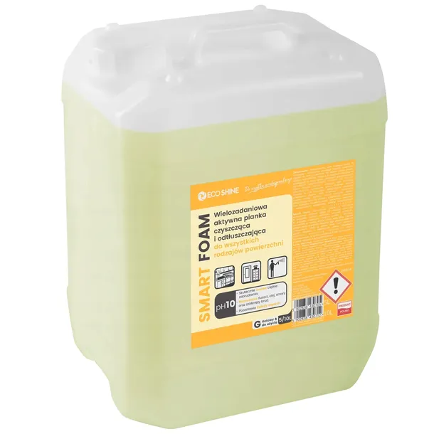 Eco Shine SMART FOAM 10L Aktywna pianka myjąco-odtłuszczająca