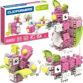 klocki-clicformers-100el-blossom-konstrukcyjne-edukacyjne-samolot-slon