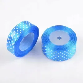 wstazka-satynowa-tasiemka-niebieska-kropki-38mm22m