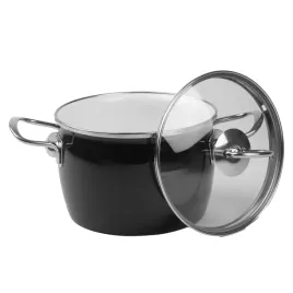 garnek-emaliowany-tradycyjny-maryna-czarny-z-pokrywka-3l-18cm