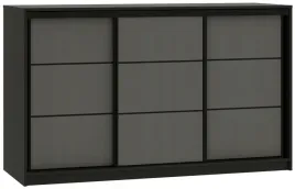 komoda-przesuwna-z-szufladami-160-cm-loft-grafitowa-z-drazkiem-na-wieszaki
