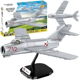 cobi-samolot-lim-1-polish-air-force-1952-polskie-klocki-konstrukcyjne-504el