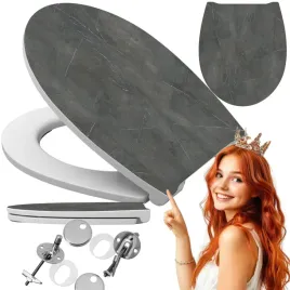 deska-sedesowa-wc-wolnoopadajaca-do-cersanit-kolo-szara-grafit-premium