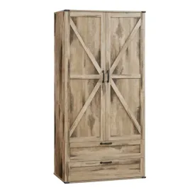 szafa-dwudrzwiowa-z-polkami-szuflady-bezowa-loft-rustykalna-pojemna-180cm