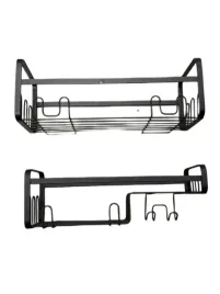 2x-organizer-scienny-czarny-laziekowy-bez-wiercenia-przylepny-do-sciany