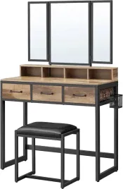 toaletka-z-lustrem-i-taboretem-loft-rustykalna-bezowa-90x40x141-cm-retro