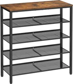 szafka-na-buty-waska-loft-rustykalna-metalowa-93x75x28cm-czarna-brazowa