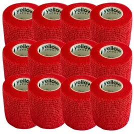 yellowband-bandaz-kohezyjny-5cm-x-45m-czerwony