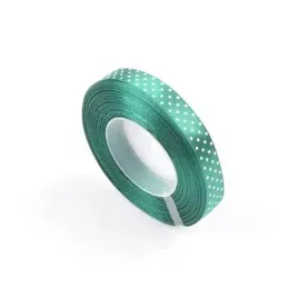 wstazka-satynowa-tasiemka-zielona-kropki-12mm-22m
