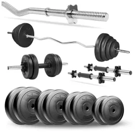 zestaw-sztanga-do-treningu-silownie-obciazenia-z-gryfem-lamanym-hantle